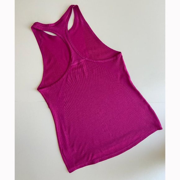 Athleta Women's Surge Neon Pink Mesh Racerback Tank top - Picture 5 of 11